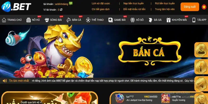 Bắn Cá i9bet - Trải Nghiệm săn cá Tại Đại Dương Xanh Đẹp Bắn Cá i9bet - Trải Nghiệm săn cá Tại Đại Dương Xanh Đẹp